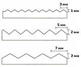 Фігурні ножиці 235 мм - зігзаг 5 мм, фото 2
