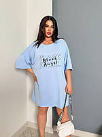 Стильна сукня-футболка великого розміру, фото 4