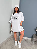 Стильна сукня-футболка великого розміру, фото 6