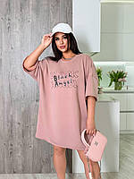 Стильна сукня-футболка великого розміру, фото 2