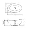 Умивальник (раковина) VBI PARMA S MARBLE NATURE GLOSSY накладний, фото 3