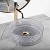 Умивальник (раковина) REA CRISTAL 35 LIGHT GREY накладний, фото 3