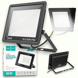 Лампа-прожектор Hoco DL12 50W, Вулична світлодіода LED лампа з датчиком руху