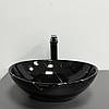 Умивальник (раковина) VBI PARMA BLACK MARMO GLOSSY накладний, фото 3