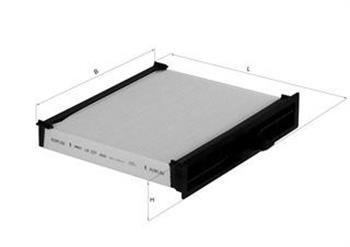 Фільтр салону на Рено Сценік (Renault Scenic) Knecht/mahle LA227