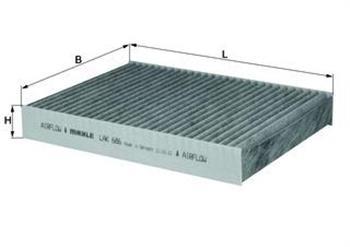 Фільтр салону на Рено-Сцінік (Renault Scenic, Trafic) Knecht/mahle LAK686