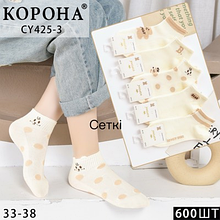 Жіночі шкарпетки матеріал бавовна розмір 33-38 колір показаний на зображенні в пакованні від 12 шт.