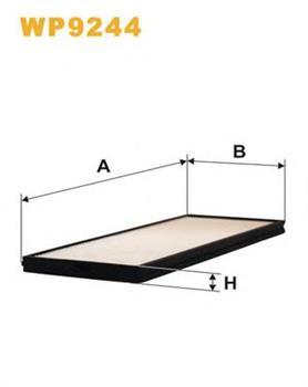 Фільтр салону на Хундай Акцент (Hyundai Accent) Wix filters WP9244