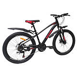 Велосипед SPARK DELIGHT (колеса - 24", алюмінієва рама - 12"), фото 3