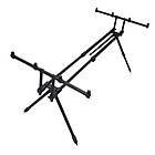 Род-под GLADIATOR RP189 (GL8165) для 4 вудилищ, регульовані ніжки, чорний, темно-зелений, вага 2,8 кг, фото 4