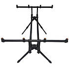 Род-под GLADIATOR RP189 (GL8165) для 4 вудилищ, регульовані ніжки, чорний, темно-зелений, вага 2,8 кг, фото 7