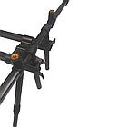 Род-под GLADIATOR RP189 (GL8165) для 4 вудилищ, регульовані ніжки, чорний, темно-зелений, вага 2,8 кг, фото 8