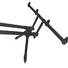 Род-под GLADIATOR RP189 (GL8165) для 4 вудилищ, регульовані ніжки, чорний, темно-зелений, вага 2,8 кг, фото 10