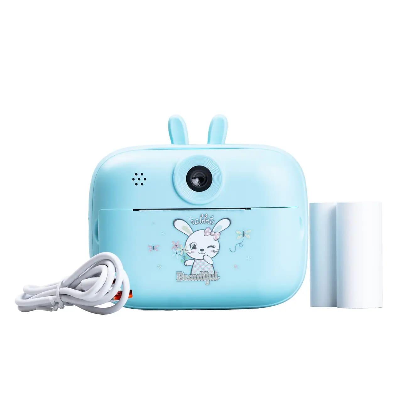 Дитяча камера миттєвого друку Print Camera Синій MA458blue