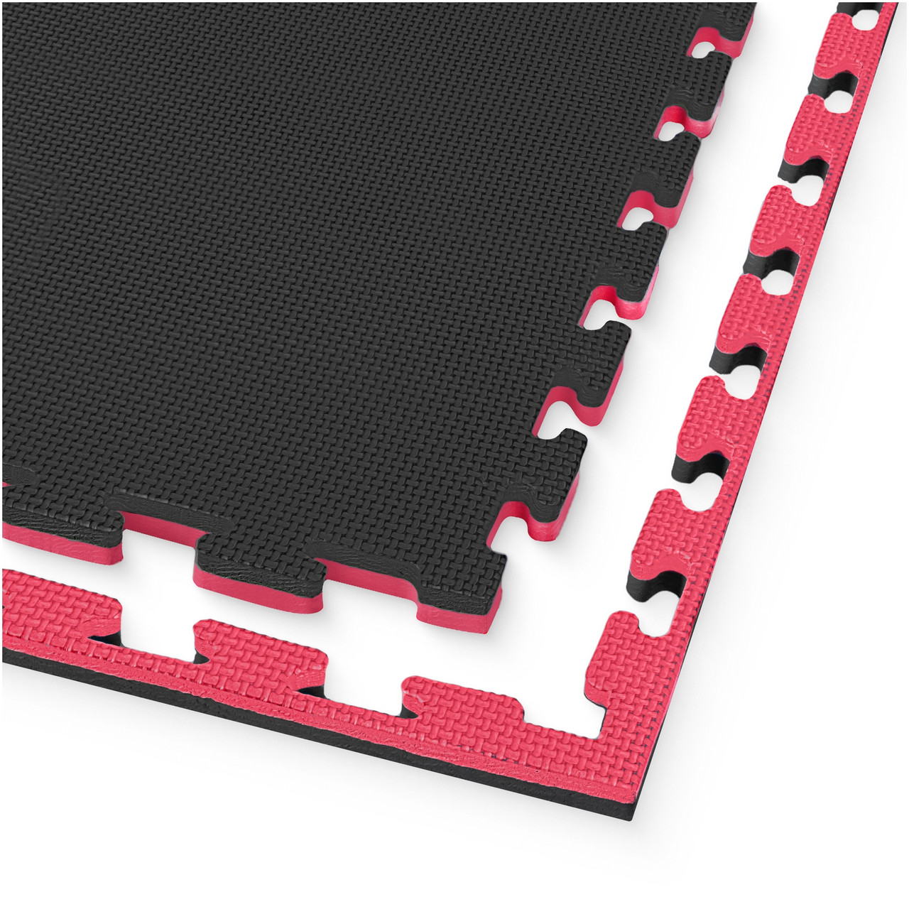 Мат-пазл (ласточкин хвіст) 4FIZJO Mat Puzzle EVA 100 x 100 x 2 cм Black/Red (P-5907739310637)