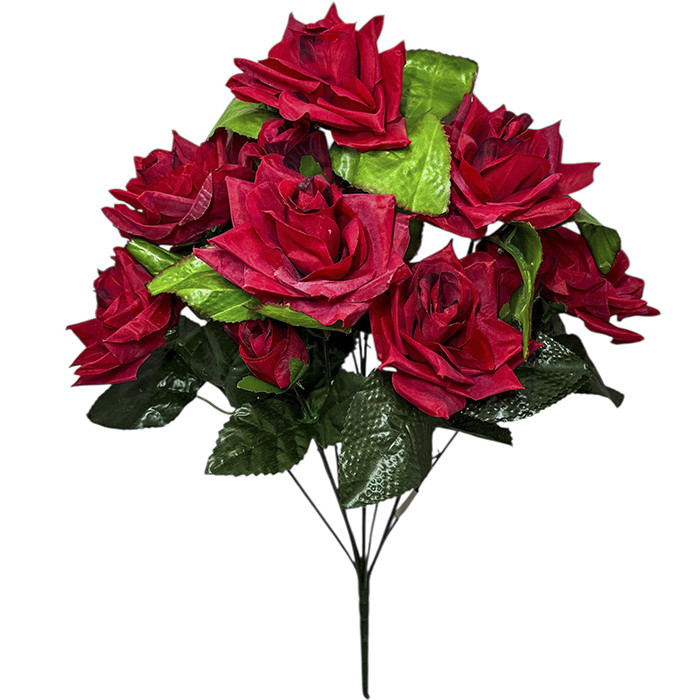 Штучні квіти букет троянда Парад, 61см, фото 1