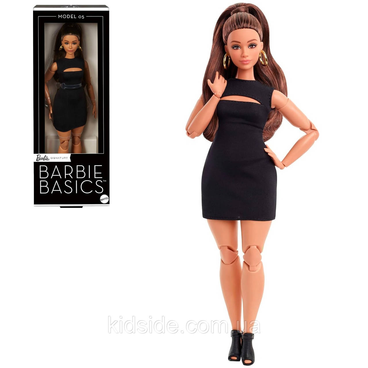 Barbie Signature Basics JBH73 Лялька Барбі Базова Пишна брюнетка Модель 5