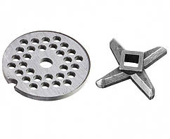 Ніж та рещітка для мясорубки з харчової сталі