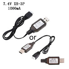 Зарядний пристрій USB через балансир для АКБ LiPo та Li-ion 7.4v (2S) [AirsoftParts] (для страйкболу)