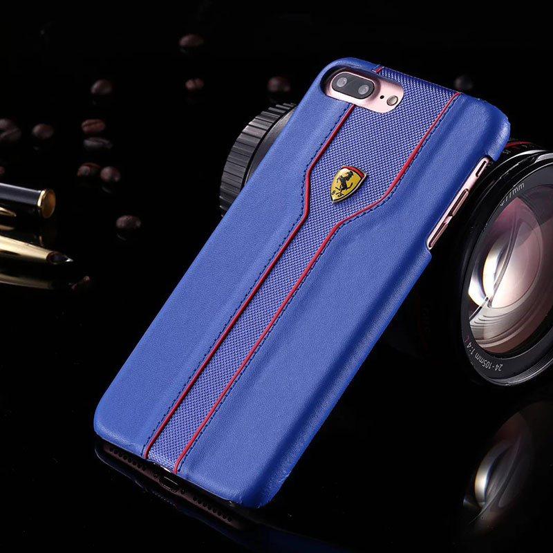 Шкіряний чохол Ferrari для iPhone 7 Plus/8 Plus