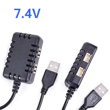 Паралельна USB зарядка для одного, або двох АКБ LiРo та Li-ion 7.4v (2S) [AirsoftParts] (для страйкболу), фото 1