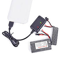 Паралельна USB зарядка для одного, або двох АКБ LiРo та Li-ion 7.4v (2S) [AirsoftParts] (для страйкболу), фото 3