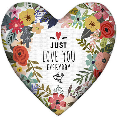 Подушка серце Just love you everyday, фото 1