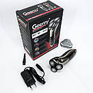 Акумуляторна машинка для стрижки, Електробритва для чоловіків, Універсальна акумуляторна електробритва YR-11, фото 10