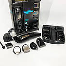 Тример для стрижки волосся потужний Geemy Машинка для стрижки короткої Тример скронь YT-34, фото 3