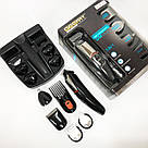 Тример для стрижки волосся потужний Geemy Машинка для стрижки короткої Тример скронь YT-34, фото 5