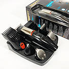 Тример для стрижки волосся потужний Geemy Машинка для стрижки короткої Тример скронь YT-34, фото 2