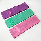 Стрічка еспандер для фітнесу гумки для тренувань, Еспандери тренажери вправи, Стрічки опору набір HG-61, фото 4