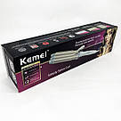 Плойка для волосся з комфортом Kemei, Плойка для волосся для локонів хороша FP-70, фото 3