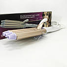 Плойка для волосся з комфортом Kemei, Плойка для волосся для локонів хороша FP-70, фото 6