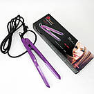 Випрямляч для волосся для поїздок Domotec, Потужна праска вирівнювання волосся Плойка вирівнювач EH-19, фото 6