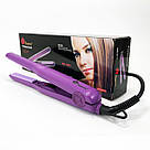 Випрямляч для волосся для поїздок Domotec, Потужна праска вирівнювання волосся Плойка вирівнювач EH-19, фото 10
