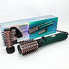 Електричний фен для укладання VGR V-498 2 в 1, Фен-щітки стайлери, Фен для легкого укладання волосся PD-36, фото 5