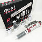 Фен практичний Gemei GM-4836 7 в 1, Фен професійна щітка, Фен-гребінець для створення зачіски UK-58, фото 4