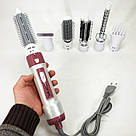 Фен практичний Gemei GM-4836 7 в 1, Фен професійна щітка, Фен-гребінець для створення зачіски UK-58, фото 10