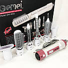 Фен практичний Gemei GM-4836 7 в 1, Фен професійна щітка, Фен-гребінець для створення зачіски UK-58, фото 9