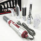 Фен практичний Gemei GM-4836 7 в 1, Фен професійна щітка, Фен-гребінець для створення зачіски UK-58, фото 3