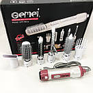 Фен практичний Gemei GM-4836 7 в 1, Фен професійна щітка, Фен-гребінець для створення зачіски UK-58, фото 2