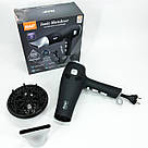 Фен для волосся 2 режими температури RAF R.402B 2400 Вт, Потужний фен для сушіння та укладання волосся TX-68, фото 9