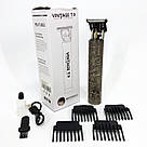 Тример для стрижки волосся потужний Vintage, Чоловічий тример для окантовки Набір машинок стрижки LJ-37, фото 6