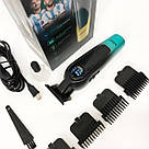 Машинка для стрижки волосся з мотором VGR V-996, Машинка для стрижки волосся з різними насадками IB-14, фото 4