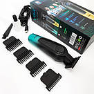 Машинка для стрижки волосся з мотором VGR V-996, Машинка для стрижки волосся з різними насадками IB-14, фото 10