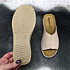 Шльопанці жіночі Inblu світло-бежеві шкіряні на танкетці 4926, фото 8