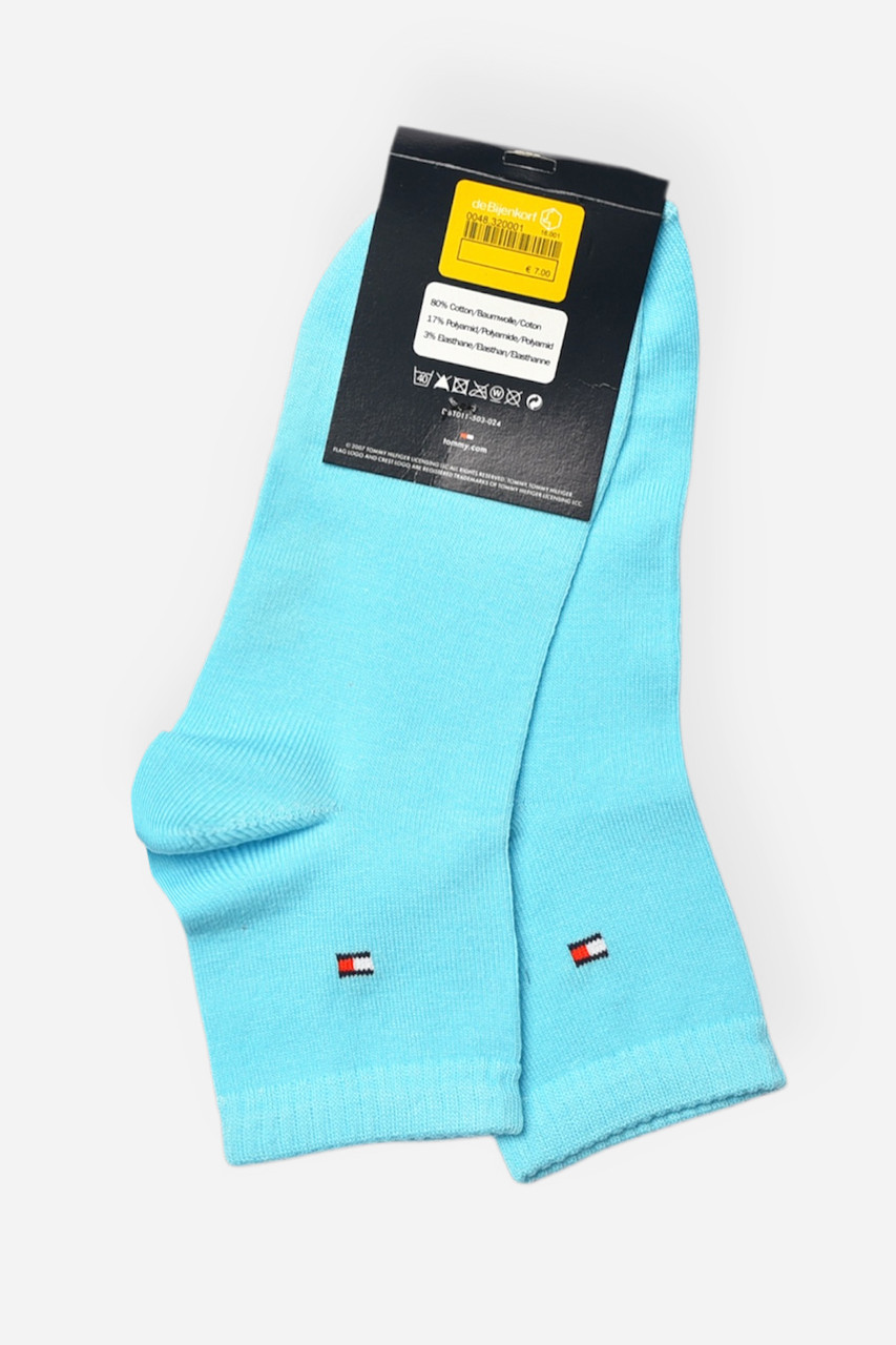Шкарпетки жіночі демісезонні блакитного кольору р.36-41 202783S, фото 1