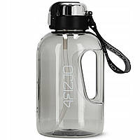 Пляшка для води спортивна 4FIZJO 2000 мл Grey (P-5905973403825)