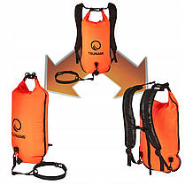 Буй для плавання TSUNAMI Pro надувний 3 в 1 Orange (P-5907739314048), фото 6